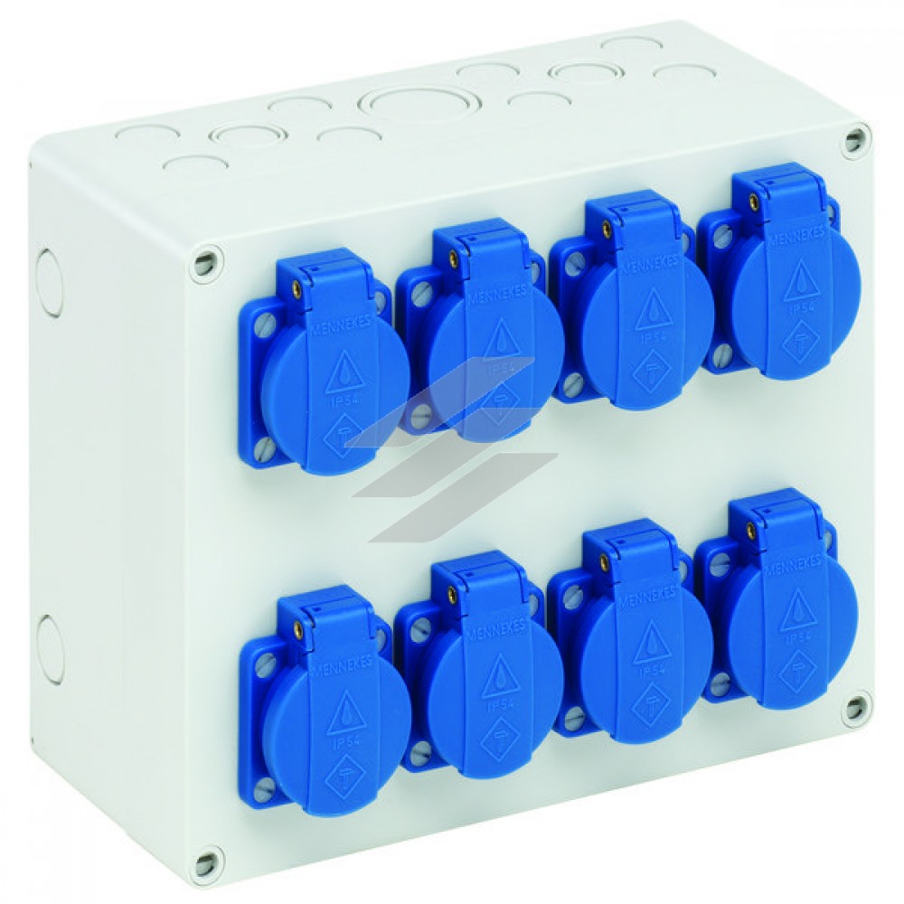 Корпус STG 008, з розетками 8xSchuko, (250х200х122), IP44, Spelsberg
